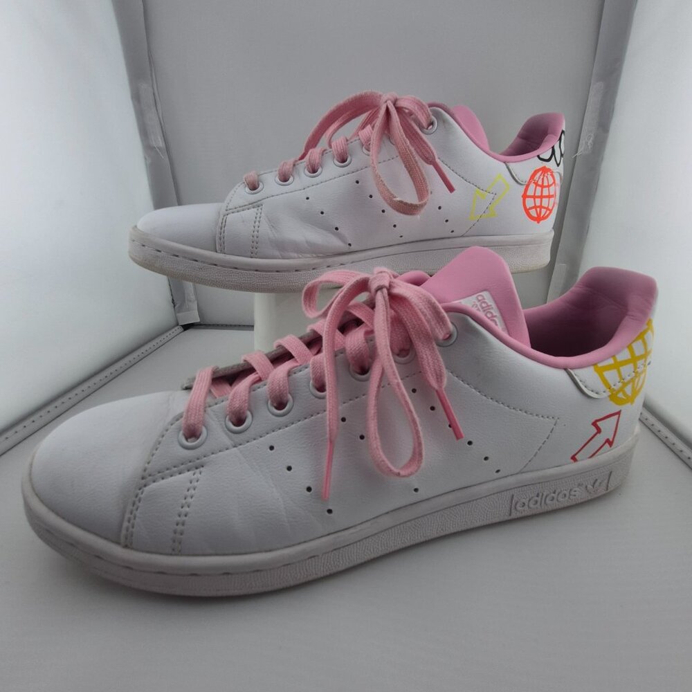 Adidas Stan Smith Doodle - White & Pink